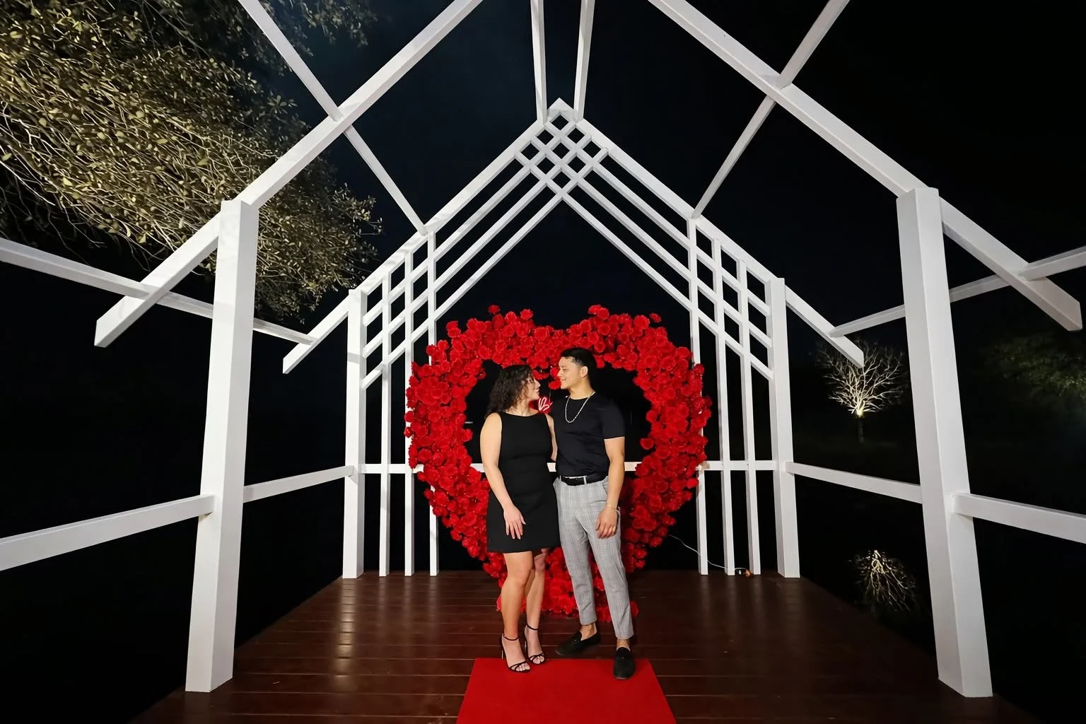 Cocktail hour and secondary event space