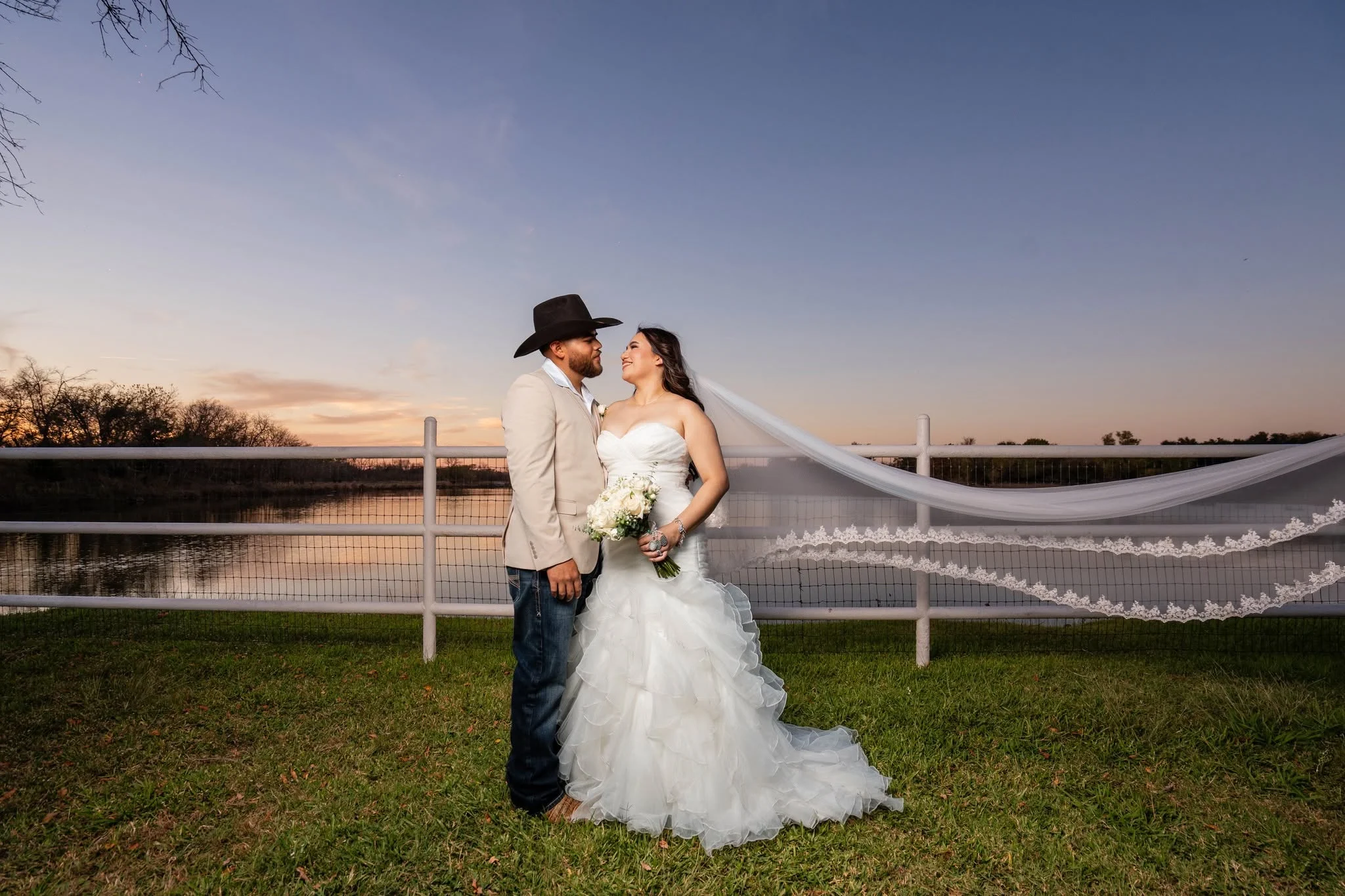 The lagoon at golden hour, 4T Ranch Venue